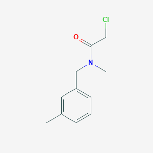 molecular formula C11H14ClNO B7844800 2-Chloro-N-methyl-N-(3-methylbenzyl)acetamide 