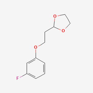 2-[2-(3-Fluoro-phenoxy)ethyl]-1,3-dioxolane