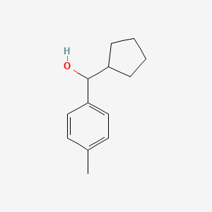 molecular formula C13H18O B7844833 Cyclopentyl(p-tolyl)methanol CAS No. 340271-18-3