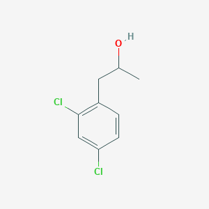 molecular formula C9H10Cl2O B7844849 1-(2,4-Dichlorophenyl)propan-2-ol 