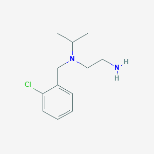 molecular formula C12H19ClN2 B7844878 N1-(2-chlorobenzyl)-N1-isopropylethane-1,2-diamine 
