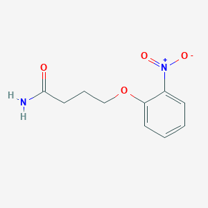 molecular formula C10H12N2O4 B7844901 4-(2-Nitrophenoxy)butanamide 