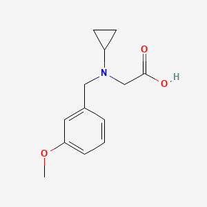molecular formula C13H17NO3 B7844931 [Cyclopropyl-(3-methoxy-benzyl)-amino]-acetic acid 