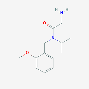molecular formula C13H20N2O2 B7844935 2-Amino-N-isopropyl-N-(2-methoxy-benzyl)-acetamide 