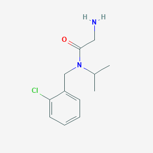 molecular formula C12H17ClN2O B7844999 2-Amino-N-(2-chloro-benzyl)-N-isopropyl-acetamide 