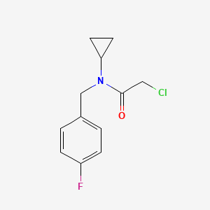2-Chloro-N-cyclopropyl-N-(4-fluoro-benzyl)-acetamide