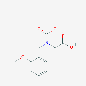molecular formula C15H21NO5 B7845096 N-Boc-2-methoxybenzyl-glycine 