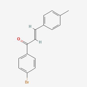 molecular formula C16H13BrO B7845123 (E)-1-(4-bromophenyl)-3-(4-methylphenyl)prop-2-en-1-one 