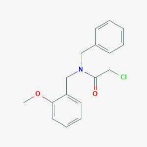 molecular formula C17H18ClNO2 B7845136 N-Benzyl-2-chloro-N-(2-methoxybenzyl)acetamide 