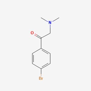 molecular formula C10H12BrNO B7845148 1-(4-Bromophenyl)-2-(dimethylamino)ethanone 