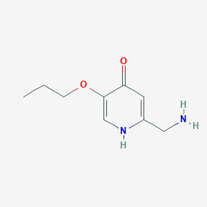 2-Aminomethyl-5-propoxy-pyridin-4-ol