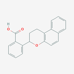 2-{1H,2H,3H-naphtho[2,1-b]pyran-3-yl}benzoicacid
