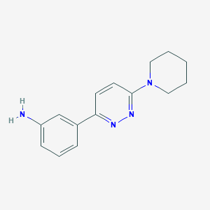 3-(6-Piperidino-3-pyridazinyl)aniline