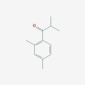 molecular formula C12H16O B7845201 1-(2,4-Dimethylphenyl)-2-methylpropan-1-one 