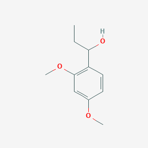 molecular formula C11H16O3 B7845245 1-(2,4-Dimethoxyphenyl)propan-1-ol 