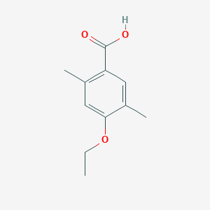molecular formula C11H14O3 B7845322 4-Ethoxy-2,5-dimethylbenzoic acid CAS No. 482355-55-5