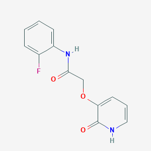 N-(2-fluorophenyl)-2-[(2-oxo-1,2-dihydropyridin-3-yl)oxy]acetamide
