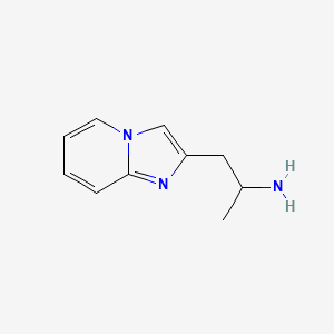 molecular formula C10H13N3 B7845361 Imidazo[1,2-a]pyridine-2-ethanamine,a-methyl- 