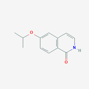 molecular formula C12H13NO2 B7845367 6-(Propan-2-yloxy)-1,2-dihydroisoquinolin-1-one 