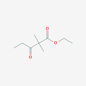 molecular formula C9H16O3 B7845404 2,2-二甲基-3-氧代戊酸乙酯 CAS No. 57959-48-5