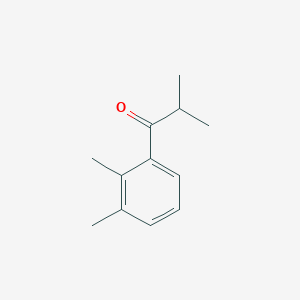 molecular formula C12H16O B7845425 1-(2,3-Dimethylphenyl)-2-methylpropan-1-one 