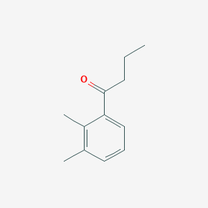 molecular formula C12H16O B7845433 2',3'-Dimethylbutyrophenone CAS No. 35028-16-1