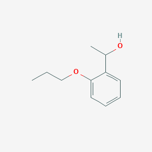 molecular formula C11H16O2 B7845444 1-(2-Propoxyphenyl)ethanol 