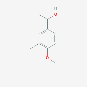 molecular formula C11H16O2 B7845452 1-(4-Ethoxy-3-methylphenyl)ethanol 