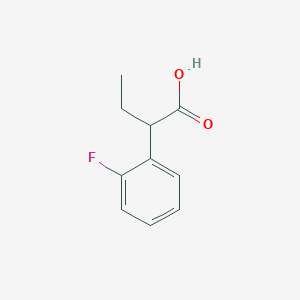molecular formula C10H11FO2 B7845457 2-(2-Fluorophenyl)butanoic acid 