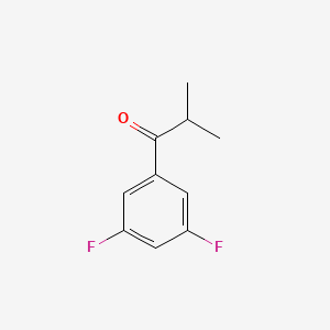 molecular formula C10H10F2O B7845474 3',5'-Difluoro-2-methylpropiophenone 