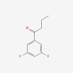 molecular formula C10H10F2O B7845479 3',5'-Difluorobutyrophenone 