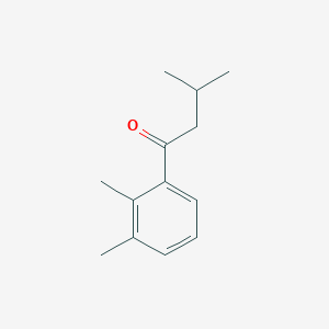 molecular formula C13H18O B7845530 2',3,3'-Trimethylbutyrophenone 