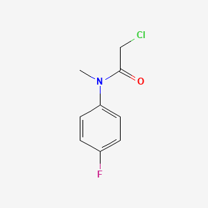 molecular formula C9H9ClFNO B7845564 2-氯-N-(4-氟苯基)-N-甲基乙酰胺 