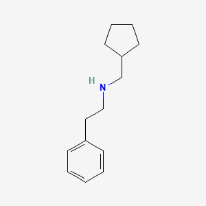 (Cyclopentylmethyl)(2-phenylethyl)amine