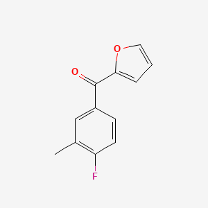 (4-Fluoro-3-methylphenyl)(furan-2-yl)methanone