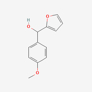 molecular formula C12H12O3 B7845592 呋喃-2-基(4-甲氧基苯基)甲醇 