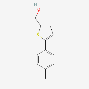 molecular formula C12H12OS B7845602 (5-p-Tolylthiophen-2-yl)methanol 