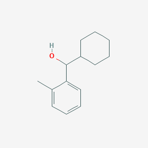 molecular formula C14H20O B7845607 Cyclohexyl (2-methylphenyl)methanol 