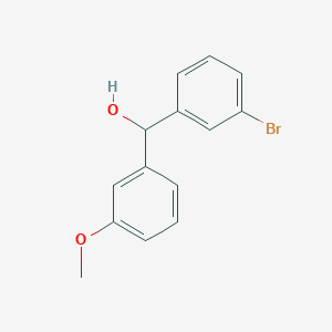molecular formula C14H13BrO2 B7845749 (3-溴苯基)(3-甲氧基苯基)甲醇 