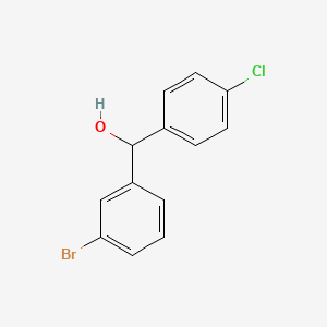 molecular formula C13H10BrClO B7845800 (3-溴苯基)(4-氯苯基)甲醇 