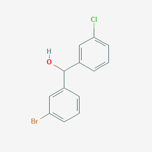 molecular formula C13H10BrClO B7845801 (3-Bromophenyl)(3-chlorophenyl)methanol 