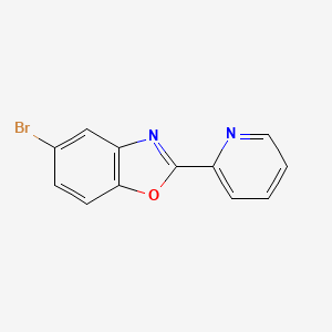 molecular formula C12H7BrN2O B7845830 5-Bromo-2-(pyridin-2-yl)-1,3-benzoxazole 