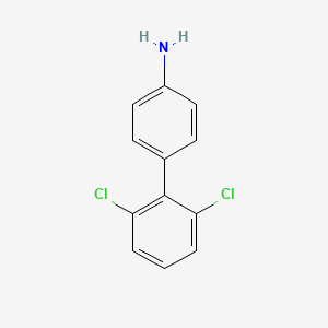 molecular formula C12H9Cl2N B7845879 2',6'-Dichlorobiphenyl-4-ylamine 