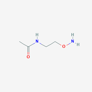 molecular formula C4H10N2O2 B7845942 N-[2-(aminooxy)ethyl]acetamide 