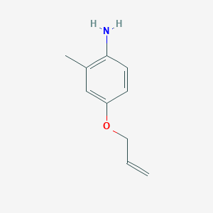 molecular formula C10H13NO B7845947 2-Methyl-4-(prop-2-en-1-yloxy)aniline 