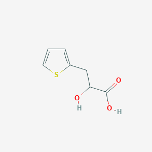 molecular formula C7H8O3S B7845989 2-Hydroxy-3-(thiophen-2-yl)propanoic acid 
