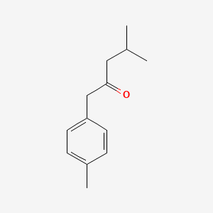 molecular formula C13H18O B7846004 4-Methyl-1-(4-toluyl)-pentan-2-one 