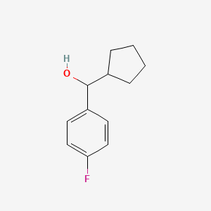 molecular formula C12H15FO B7846009 Cyclopentyl(4-fluorophenyl)methanol 