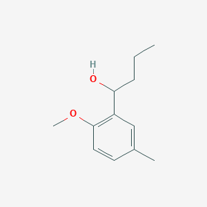 molecular formula C12H18O2 B7846023 1-(2-Methoxy-5-methylphenyl)-1-butanol 