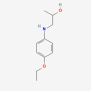 molecular formula C11H17NO2 B7846031 1-((4-Ethoxyphenyl)amino)propan-2-ol 